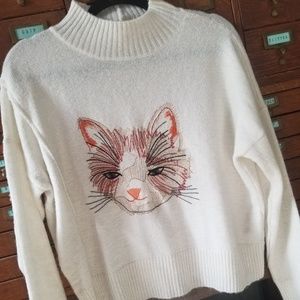 Anthropologie cat sweater